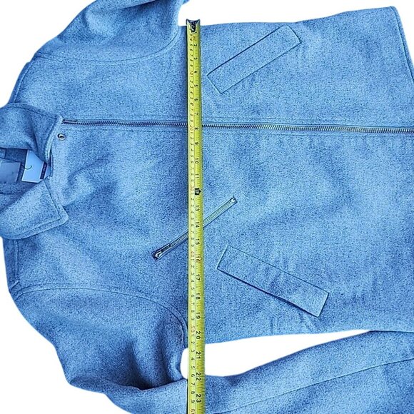 NEW Asos Grey Warm Felt Moto Biker Assymetrical Zip Jacket Ladies US Sz 4 NWT - Picture 5 of 11